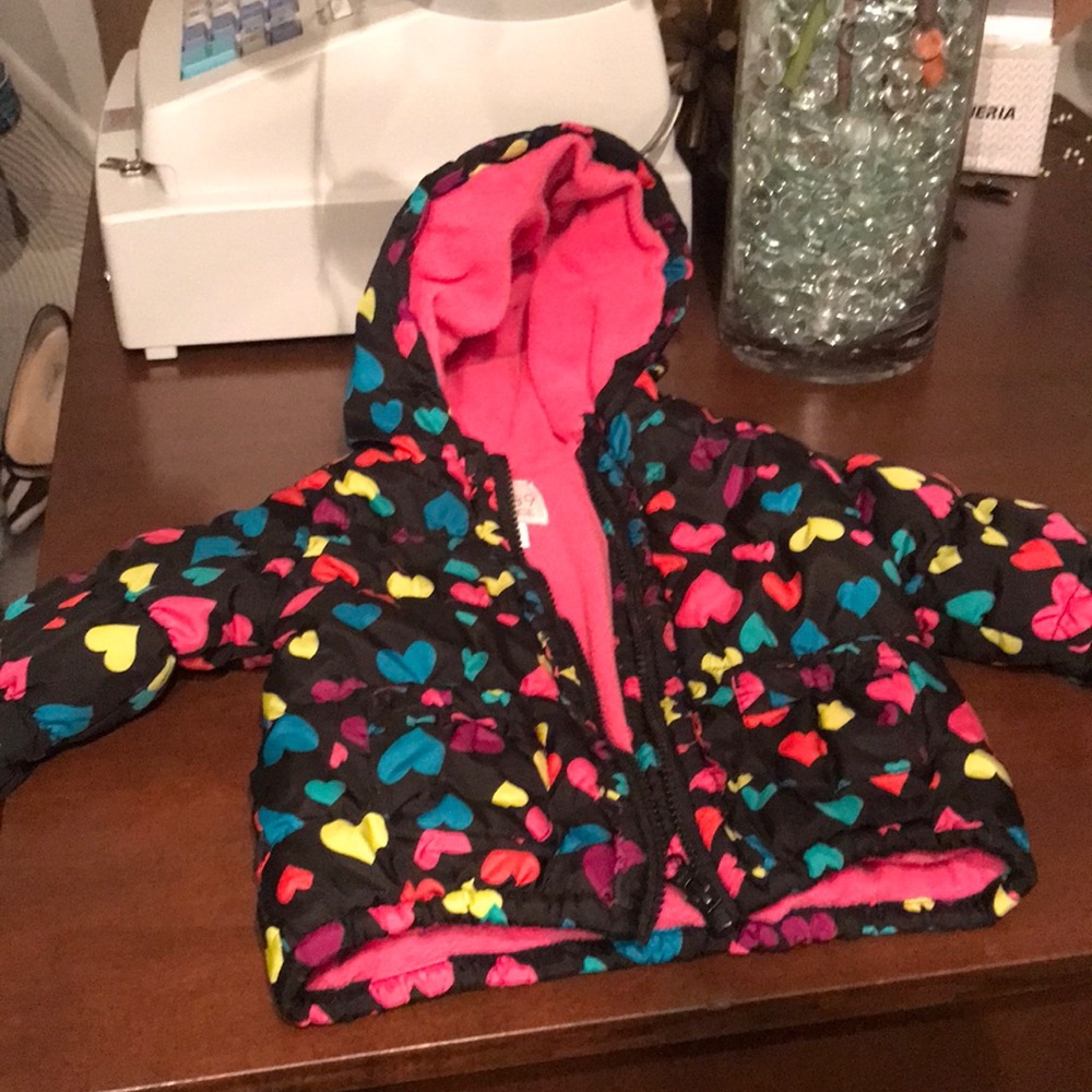 Toddler 18-24mos heart coat